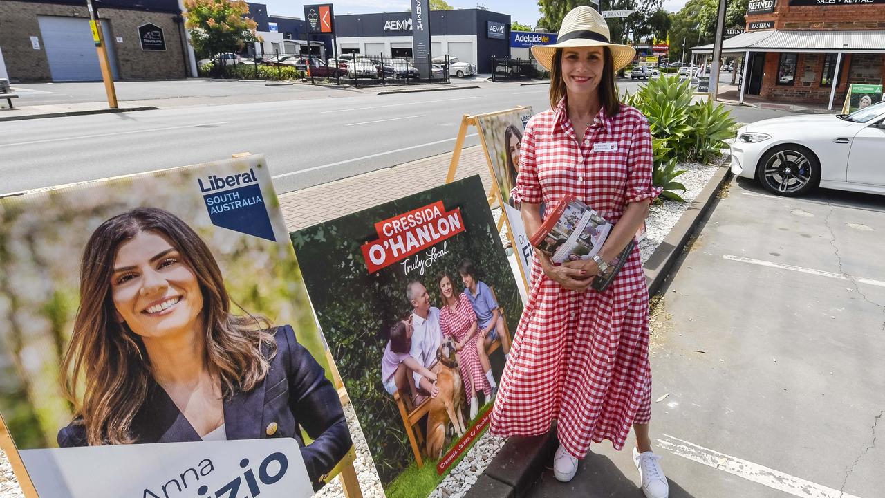 Labor candidate Cressida O’Hanlan Early voting for the by-election in the Electoral District of Dunstan ahead of polling day. Picture: NCA NewsWire / Roy VanDerVegt