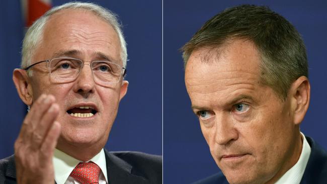 Given neither Turnbull nor Shorten are winning hearts and minds, it won’t be hard for either man to be bested in the popularity stakes after July 2. Picture: AFP