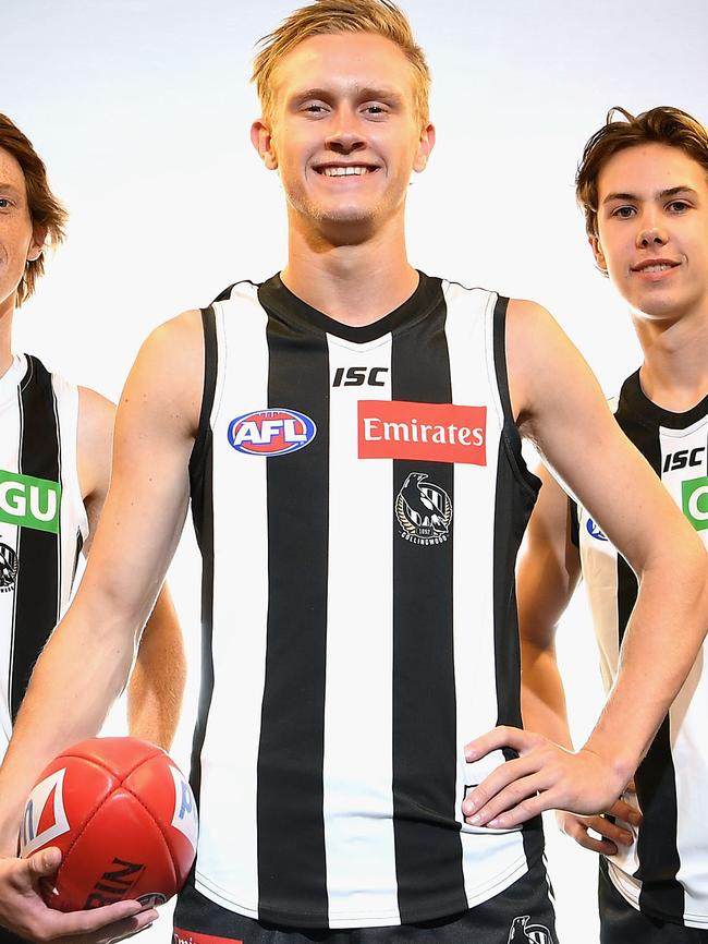 Collingwood’s top draft pick, Jaidyn Stephenson.