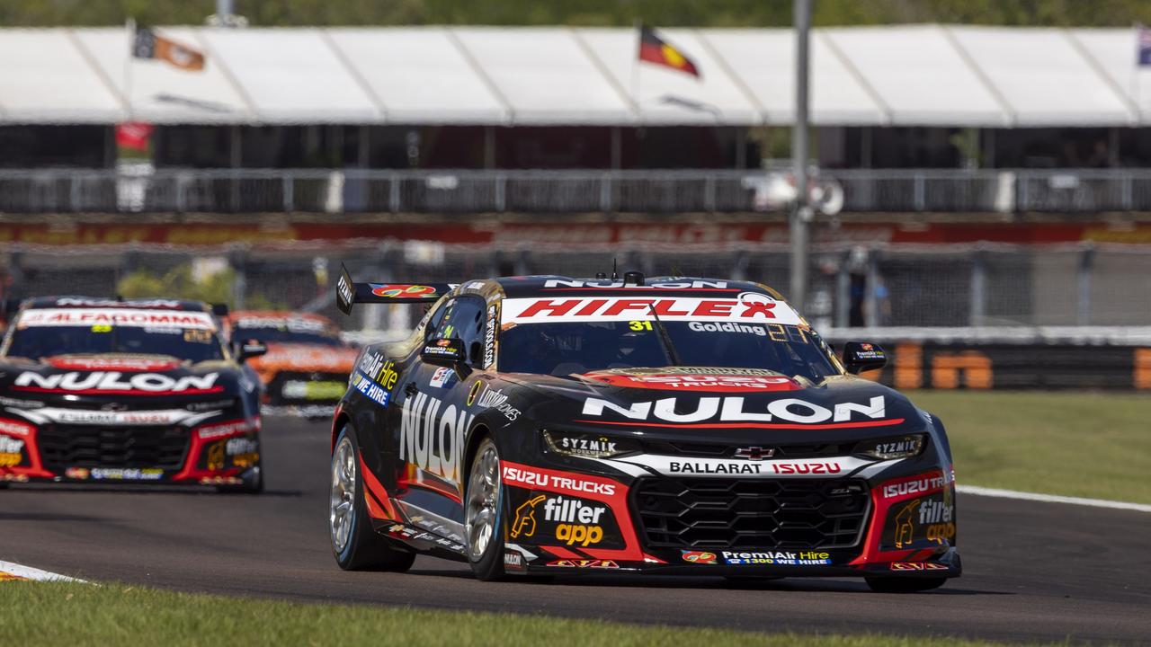 James Golding set the fastest time in qualifying today and is on provisional pole for race one Saturday for the 2024 betr Darwin Triple Crown, Event 05 of the Repco Supercars Championship, Hidden Valley, Darwin, Northern Territory, Australia. 14 Jun, 2024.