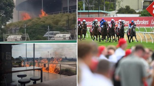 A fire at an adjoining venue caused a delay to the Cranbourne Cup meeting. Main picture: Getty Images