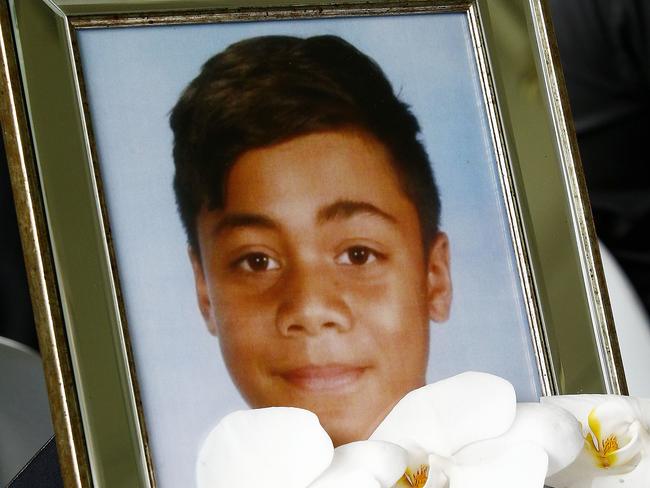 14 year old Tuipulotu " Tui "Gallaher , who drowned at South Maroubra Beach. Picture: John Appleyard