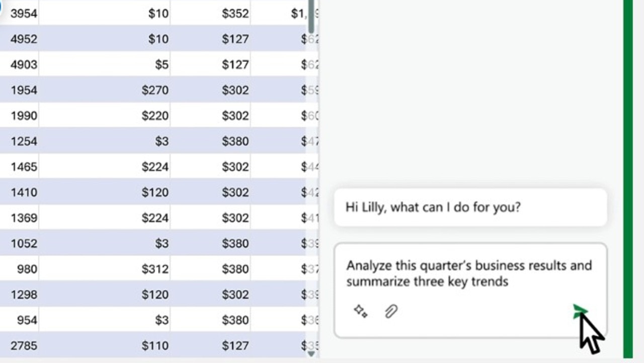 Microsoft 365 Copilot will allow users to analyse spreadsheets by asking for information in plain language.