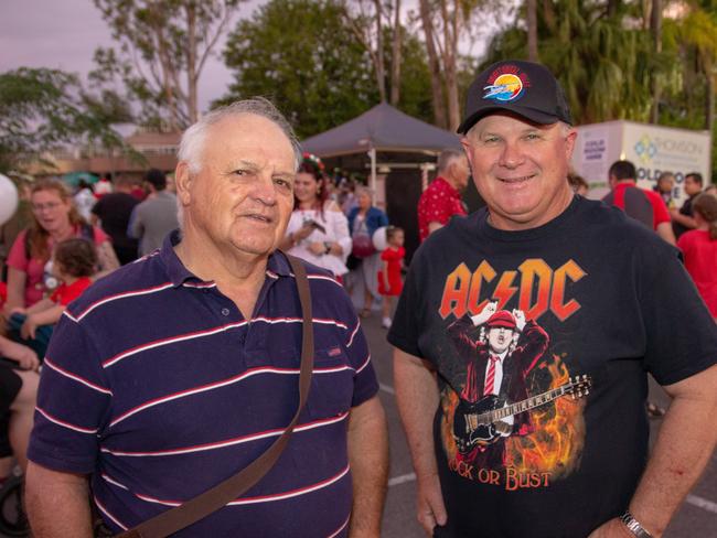 Ray Hawley and Wayne Lester at the 2018 Gatton Christmas Carnival