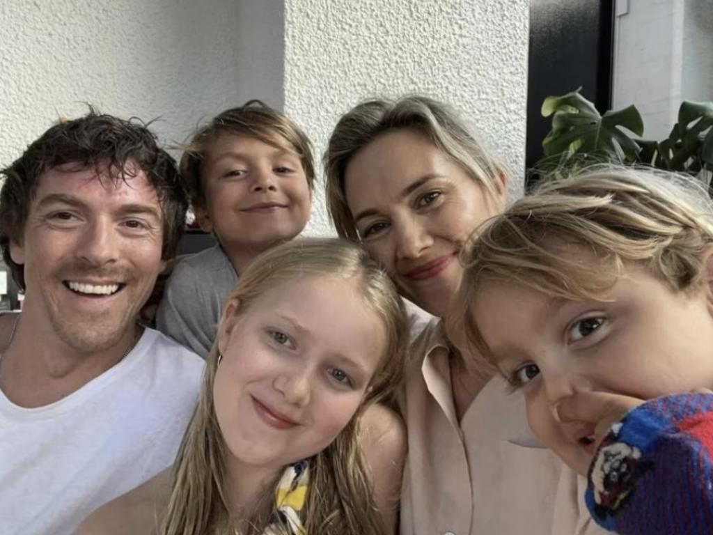 The former couple share three children. Picture: Instagram