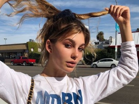 US model and actress Camila Morrone was getting on a bit. Picture: Instagram