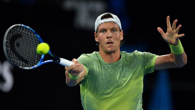 In brilliant form ... the Czech Republic's Tomas Berdych. Photo: AFP