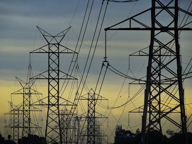 MELBOURNE, AUSTRALIA - NewsWire Photos FEBRUARY 16, 2022: Generic stock images of power lines and high tension power cables. Picture: NCA NewsWire / Andrew Henshaw