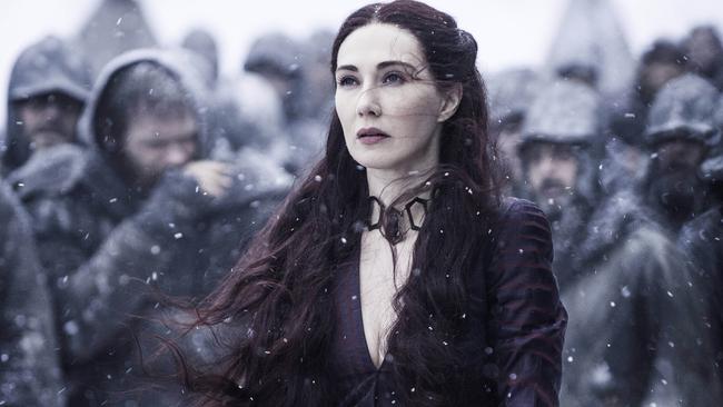 STRICTLY EMBARGOED FOR SUNDAY TV GUIDE FIRST USE APRIL 24: Game of Thrones character Melisandre played by Helen Sloan. Picture: HBO