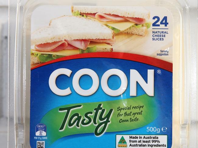 Coon Cheese slices.. Supermarket product comparison test - home brand vs brand names.  Picture: Peter Ristevski