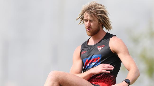 Essendon captain Dyson Heppell returned early. Pic: Michael Klein