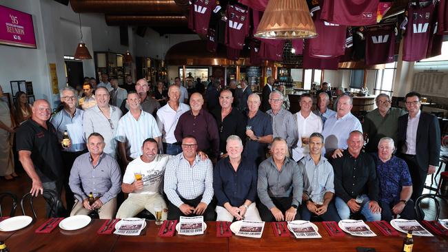 Queensland'&#149;s heroic 1995 State of Origin team reunion, XXXX Ale House, Milton. Picture: Liam Kidston