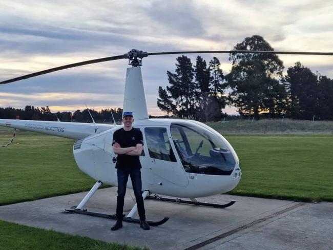 Sad new details have emerged about the pilot of a helicopter that crashed into a Cairns hotel, sparking a fireball and killing him. Picture: Instagram.