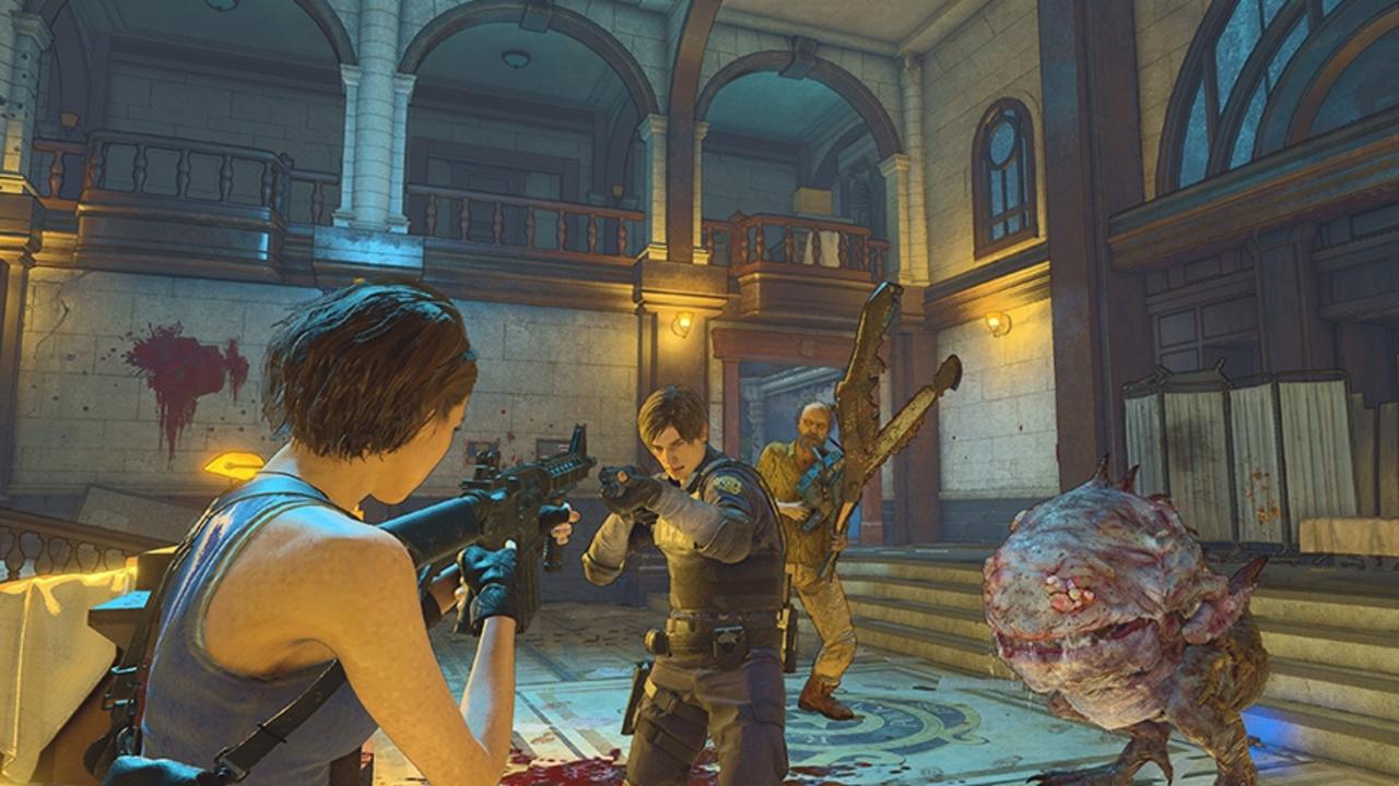 Resident Evil Re:Verse gameplay shows humans facing off against Tyrants