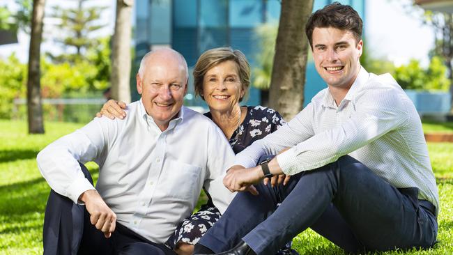 Will Goyder who has Type 1 diabetes and who is wearing a device called the Omnipod, in Perth. His father is Chair of Qantas, Woodside and the AFL and former chair of Wesfarmers, Picture: Ross Swanborough