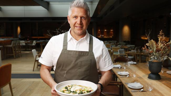 Chef Massimo Mele at Peppina in Hobart with gnocchi. Picture: Nikki Davis-Jones