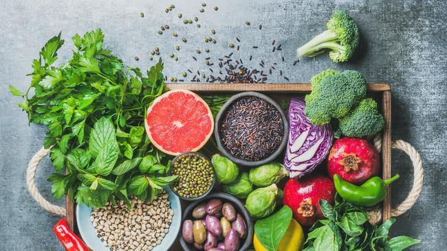 Vegetables, fruit, seeds, cereals, beans, spices could help fight allergies. Picture istock