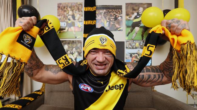 Shane Martin has turned an Auckland pub into Tigerland. Picture: Alex Coppel.