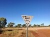 The Stuart Highway turnoff to Muckaty Station