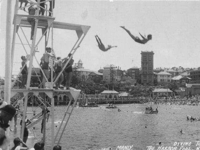 The Manly harbour pool in the 1930s. Photo Northern Beaches Library