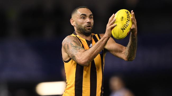 Gold Coast confirmed it was targeting Shaun Burgoyne earlier this year but the veteran is set to remain at Hawthorn next season. Picture: Julian Smith (AAP).