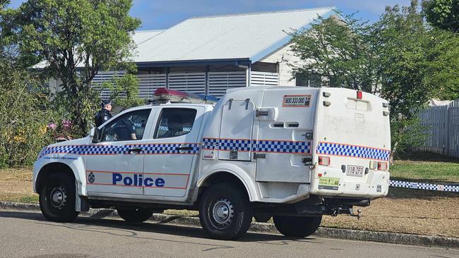 Police have declared a crime scene at a street in Condon following reports of a person armed with a firearm on October 16.