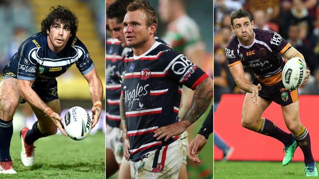 (L-R) Jake Granville, Jake Friend and Andrew McCullough are all possible Cameron Smith replacements for the Maroons.