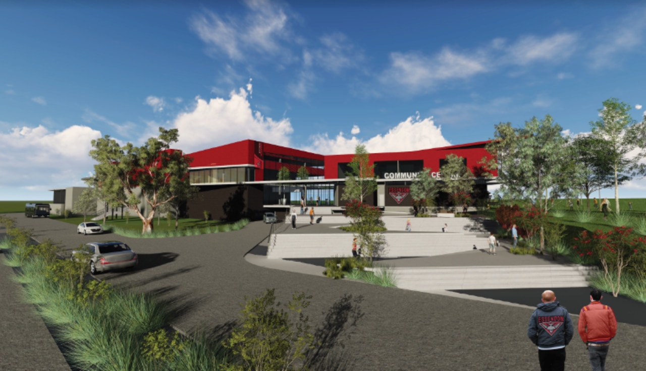 How Essendon’s Tullamarine base could look. Picture: Jackson Architecture.