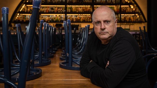 Restaurant owner Chris Lucas of Melbourne institution Chin Chin says Premier Daniel Andrews proposed outdoor dining rules are unworkable. Picture: Jason Edwards