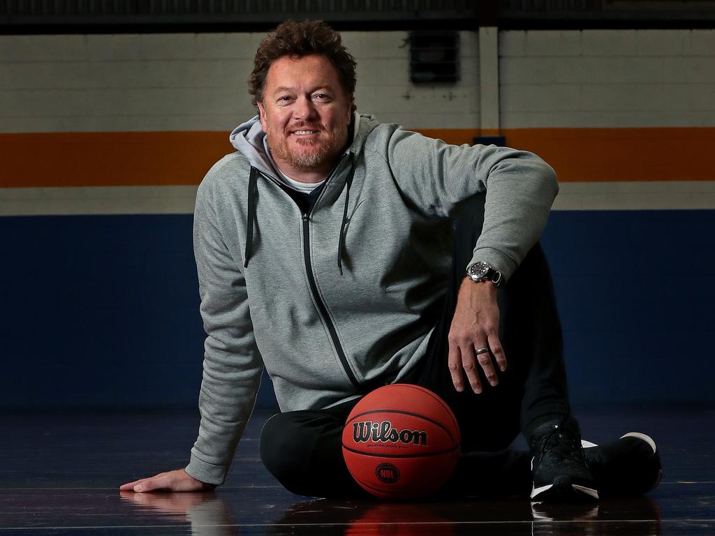 Former NBA Chicago Bulls champion and Boomers legend Luc Longley pictured at Auburn Basketball Stadium where he is a special adviser with the Sydney Kings. Picture: Toby Zerna