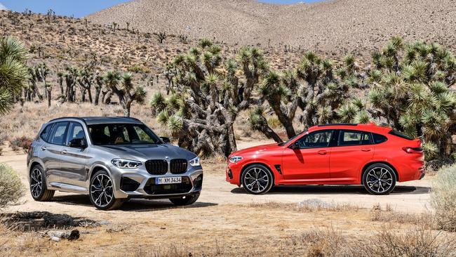 The BMW X3 M and X4 M would be subject to the existing luxury car tax. Picture: Supplied