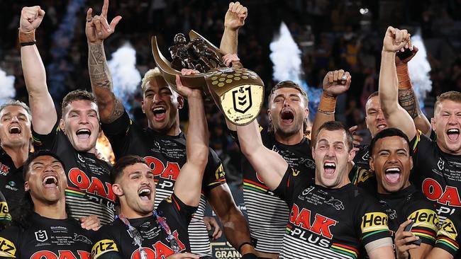 NRL players will receive bumper pay rises after the 2023 salary cap was finally locked in. Picture: Getty Images