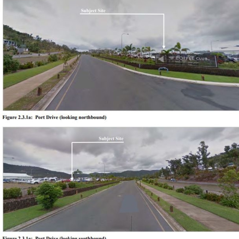 Site plans for a three-storey carpark approved for Port Drive at the Port of Airlie. Picture: Meridian/Whitsunday Regional Council