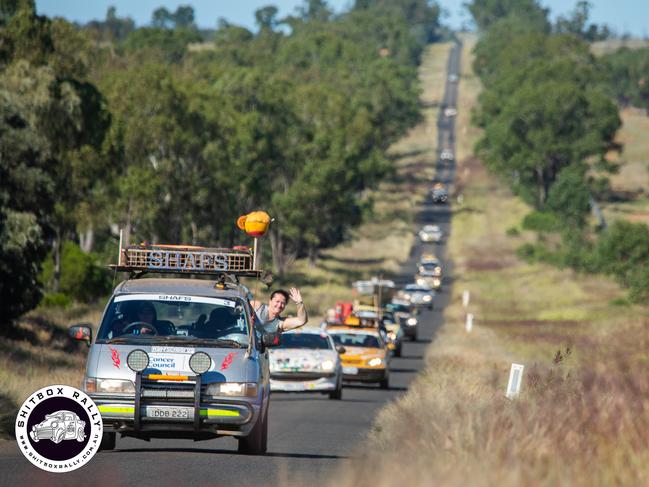 Day 5: Mitchell to Barcaldine — Back on the bitumen. Photo: BOX RALLIES