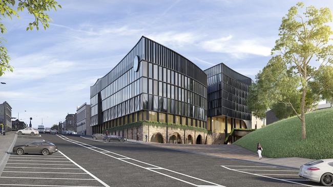 Plans have been revealed for a hotel, offices, and more on Mair St in the centre of Ballarat. Photo: Plus Architecture