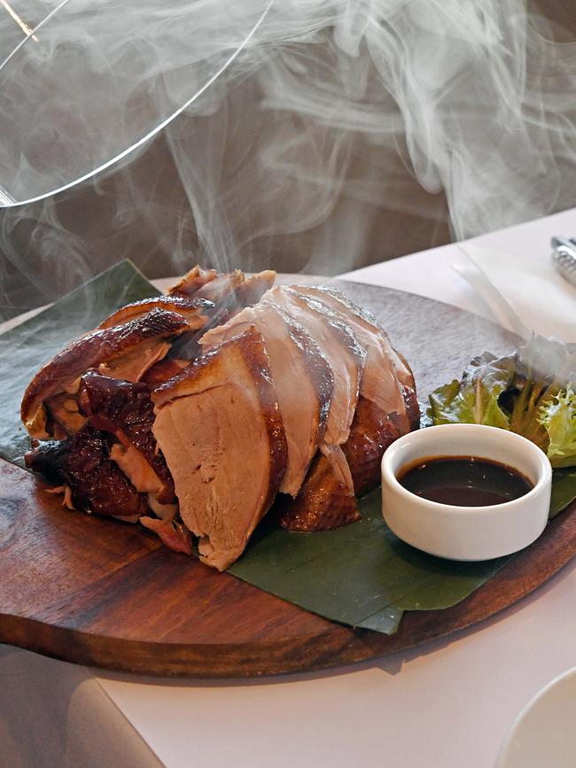 Best Chinese at Empress Restaurant: Tea-smoked duck. Picture: Tom Huntley