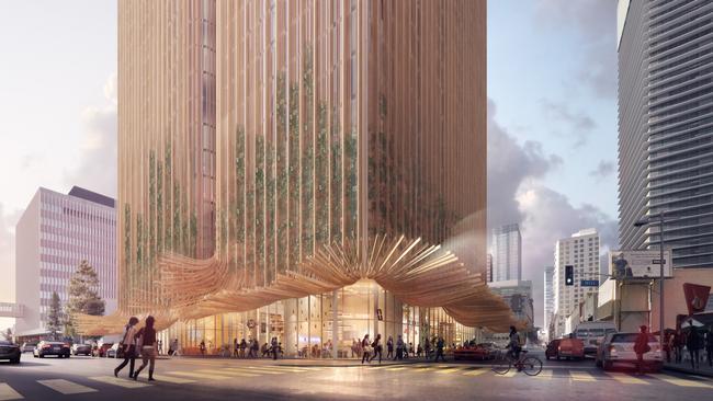 An artist’s impression of the plan for Sky Trees in Los Angeles.