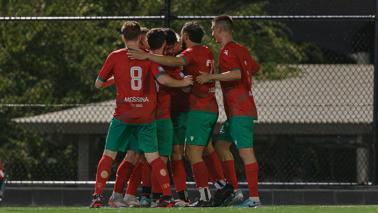 Fraser Park FC defeated League Two rivals Camden Tigers. Picture: Brett Nielsen.