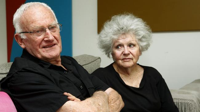 L to R: Peter Leuver with his wife Joan Leuver. Peter -79, suffers from dementia and is cared for by his wife Joan. Picture: John Appleyard