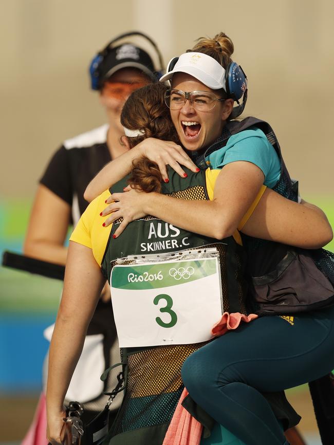 You’d have thought Laetisha won gold! (AP Photo/Hassan Ammar)