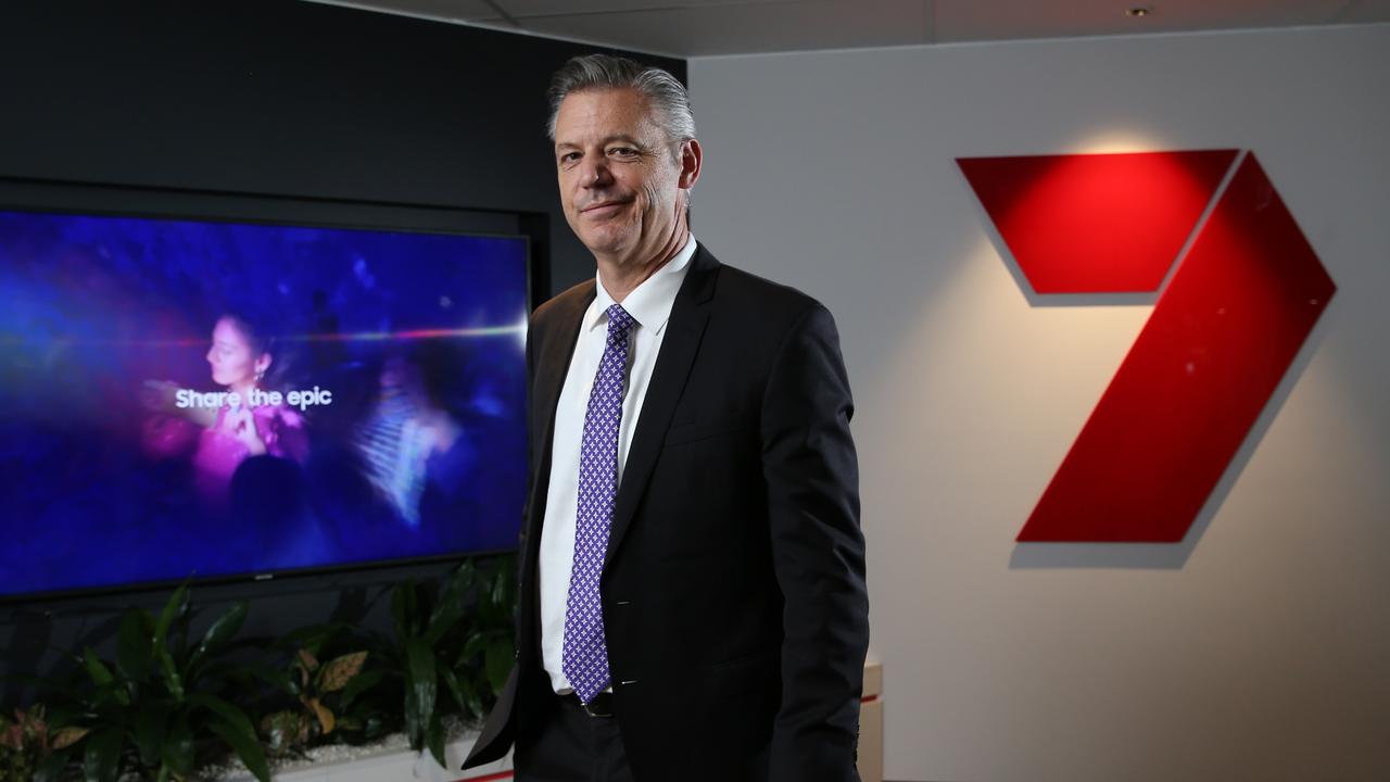 Outgoing Seven West CEO James Warburton. Picture: Britta Campion/The Australian