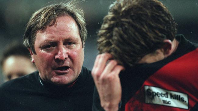 Essendon coach Kevin Sheedy hatched a plan to go after Wayne Carey.