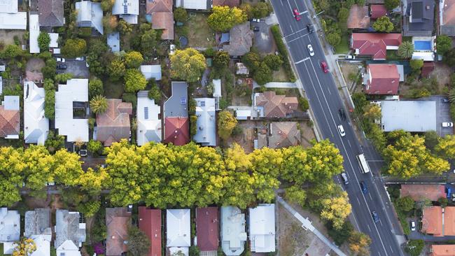 The Budget is anticipating a “goldilocks” property market. Picture: iStock