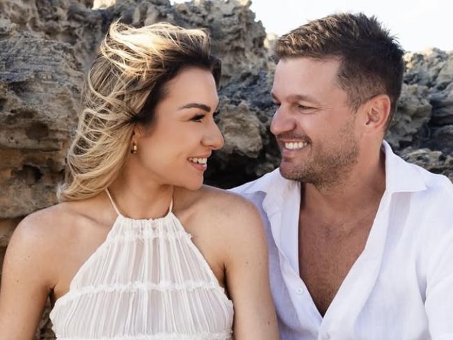 Justin McKeone, the ex-husband of former Miss Universe Australia Olivia Rogers, has  revealed he and his new partner, reality star Tahnee Leeson, are expecting their first child. The couple made the announcement on Instagram on January 1, 2025.Leeson was a contestant on the 2021 season of The Bachelor where she vied for the heart of lonely pilot Jimmy Nicholson.Picture: Instagram/Supplied