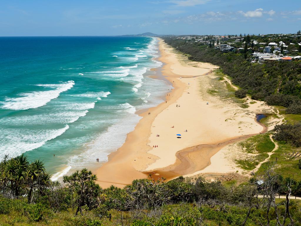 Sunshine Beach, south of Noosa, fell out of the $3m club.