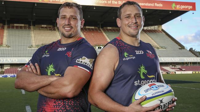 Twins JP (L) and Ruan Smith. Photo: Brendan Hertel, QRU