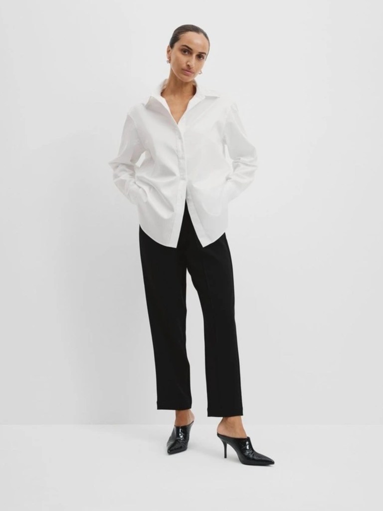 Country Road Australian Cotton Oxford Shirt in White. Picture: Myer.