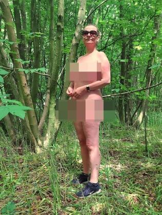 Helen Berriman loves hiking in the nude and has urged more women to try it. Picture: Helen Berriman