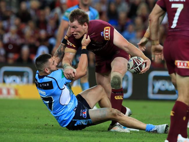 Tim Glasby played five games for the Maroons in 2017-19. Picture: Adam Head