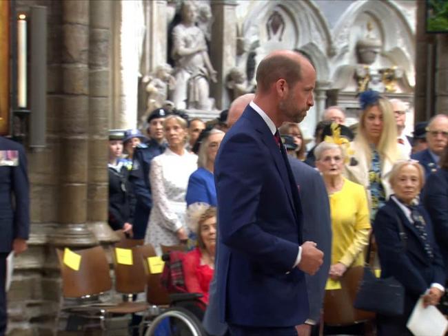 King Charles and Prince William lay wreaths for VE Day